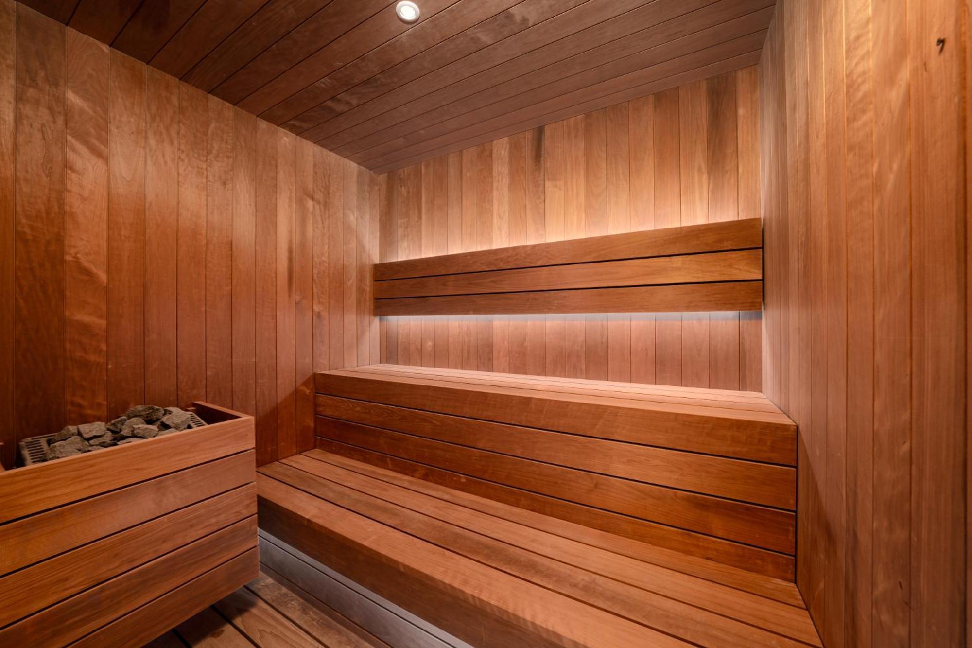 Five Luxe Hotel Dubai Exterior photo A modern Finnish sauna